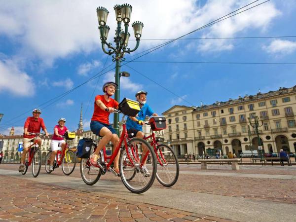 Radfahrer - Turin - Piazza Vittorio Veneto
