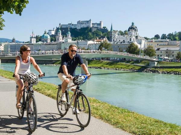 cyclists in Salzburg