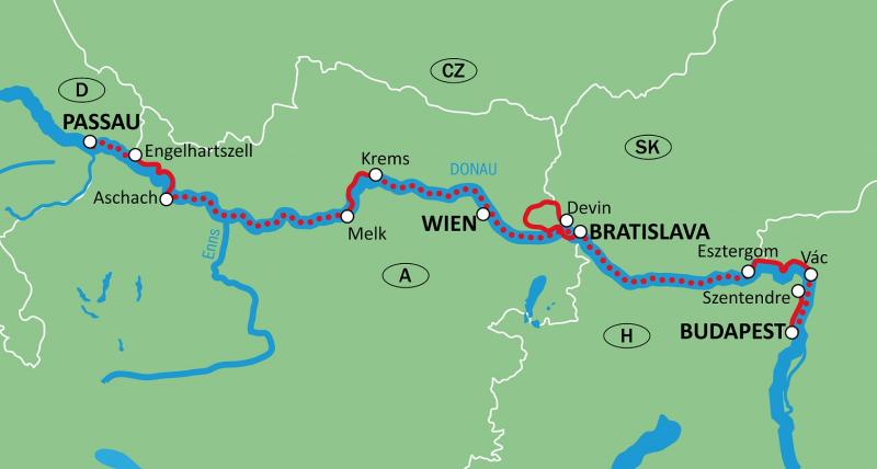 Donauwalzer - bersichtskarte