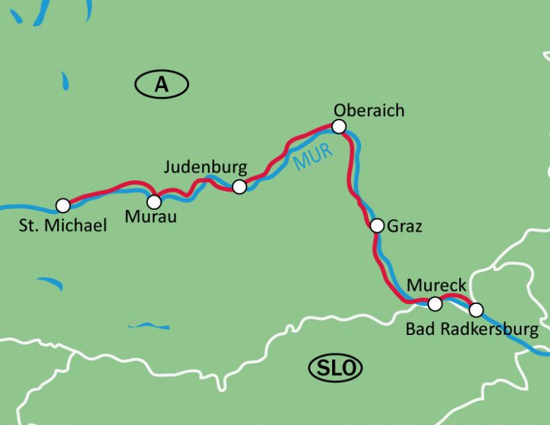 Karte Murradweg