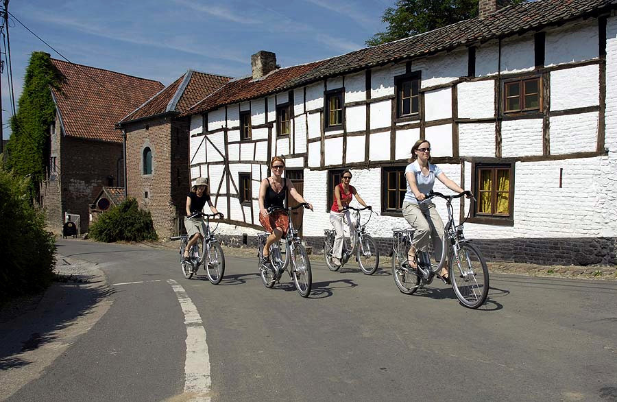 Radfahrerin Belgien