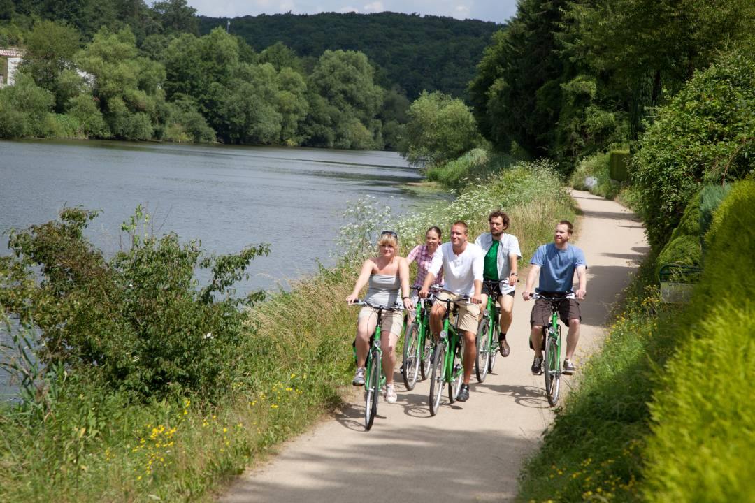 Radfahrer bei Vilmar