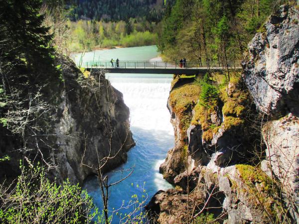Fssen Landschaft Lechfall