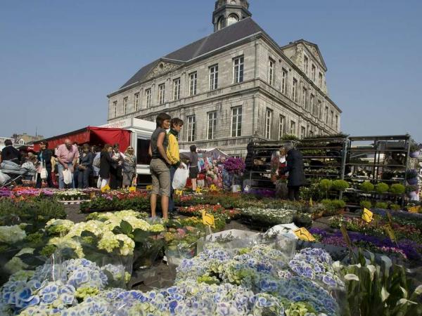 Holland -Maastricht Blumenmarkt