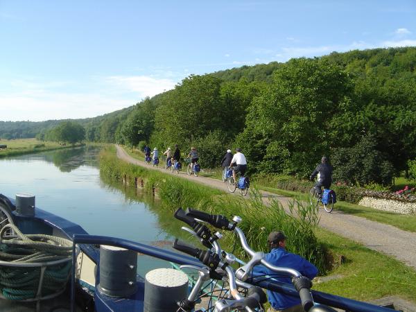 Radeln entlang der Seine