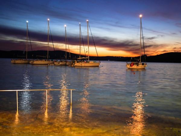 Sonnenuntergang in Kroatien