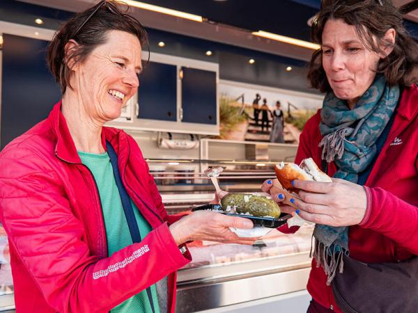 Fisch-Snack in Zeeland genie�en