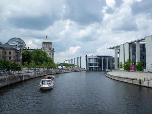Blick auf die Spree in Berlin