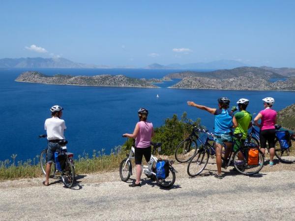 Radfahrergruppe - Lykische Kste - Ausblick aufs Meer