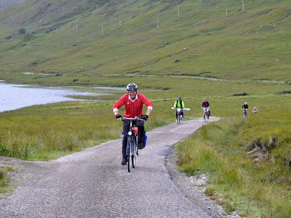 Radfahrer - Schottland - Hebriden
