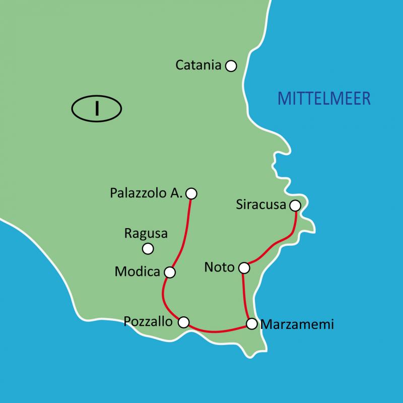 Touring map 