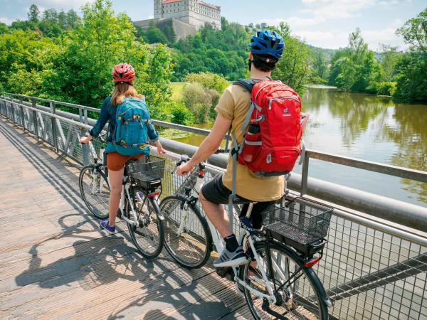 Cyclists near Eichsttt/Willibaldsburg