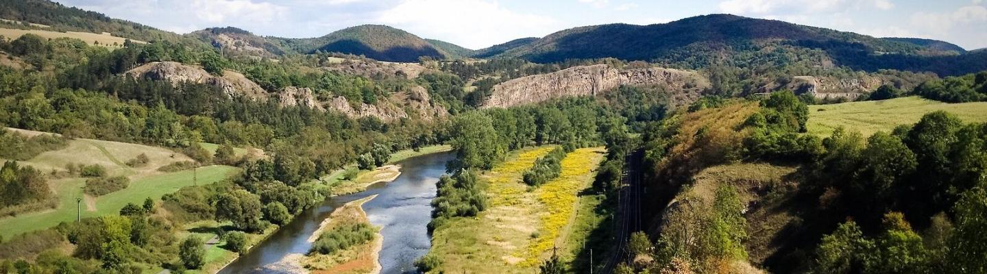 Berounka Tal im Bhmischen Karst | © eupe