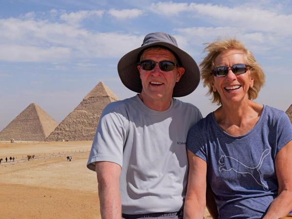 Besuch der gro�en Pyramiden von Gizeh