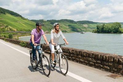 Rheinradweg bei Boppard