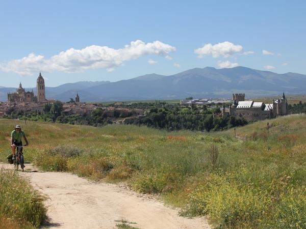 Radeln um Segovia