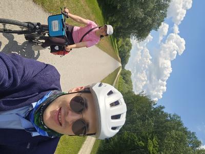 Unterwegs am Donauradweg