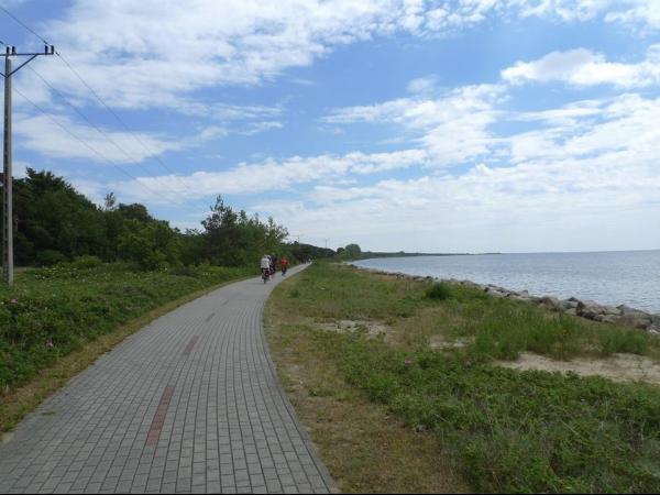 Radweg auf der Halbinsel Hela