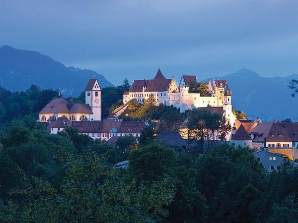 Fssen am Lech Stadtansicht 