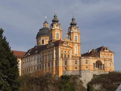 Stift Melk in der Abendsonne