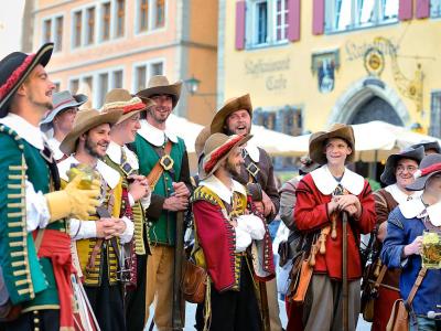 Musikgruppe in Rothenburg ob der Tauber