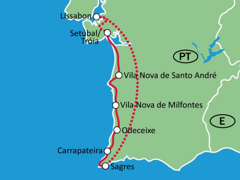 Radtour entlang Portugals Westküste | radreise.at
