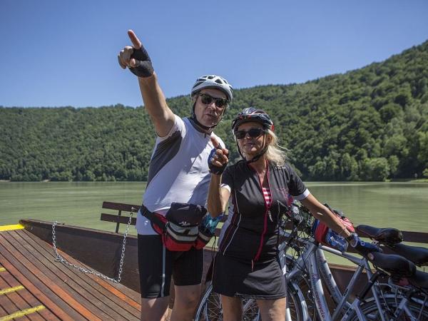 Danube loop - bicycle ferry