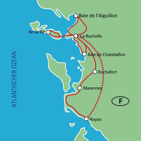 Französische Atlantikküste