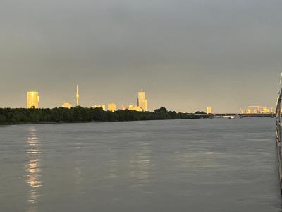 Wien Nord in der Abendsonne