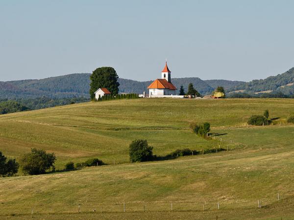 Landschaft bei Postojna
