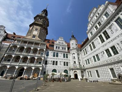 Dresden historischer Innenhof