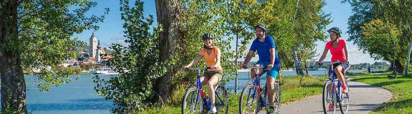 Radfahrer in der Wachau | © Oesterreich Werbung | tinefoto.com | martin steinthaler