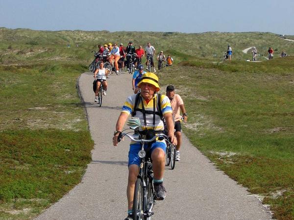 Radfahrer unterwegs