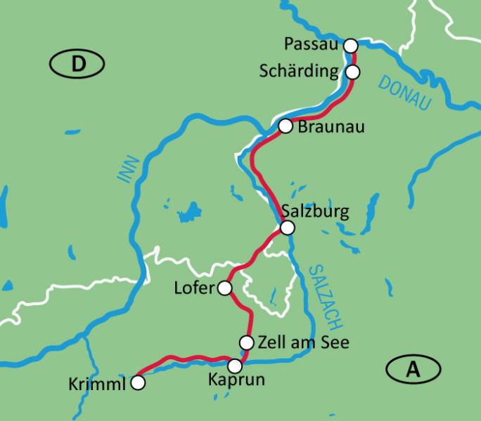 Tauernradweg Radreise von Krimml nach Passau I radreisen.at