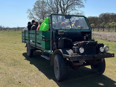 Gruppentransport im Donaudelta