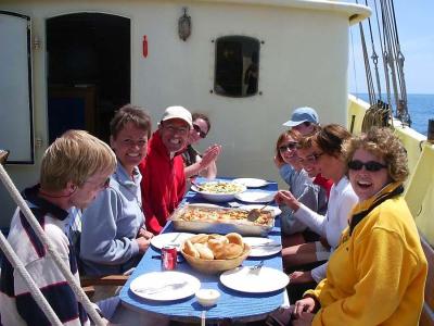 Gruppe am Sonnendeck