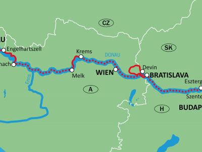 Donauwalzer - Übersichtskarte