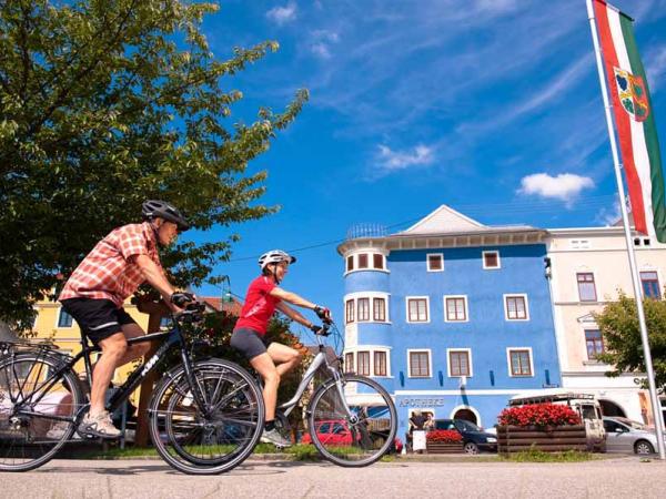 Radfahrer in Aschach