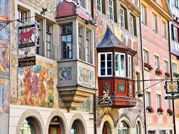 Stein am Rhein colorful houses