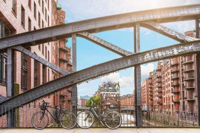 Hamburg Speicherstadt Fahrr�der