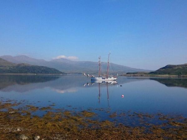 Ship in a loch