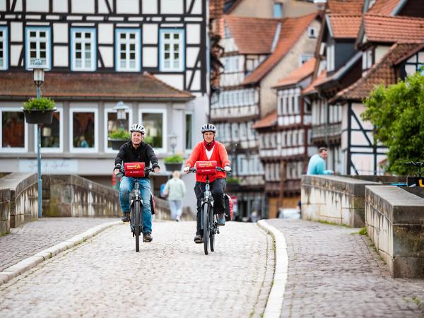 Radfahren durch Hann.M�nden