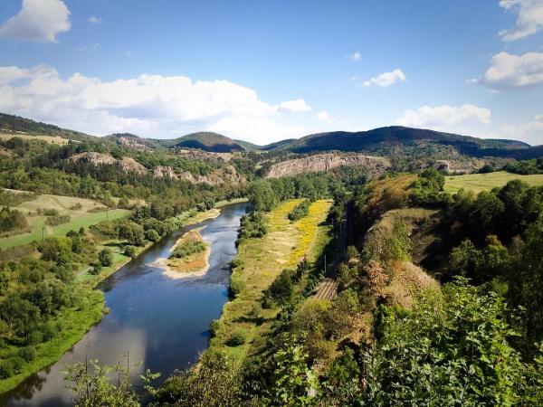 Berounka Tal im Bhmischen Karst