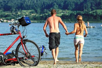 Radlerpause am Bodensee