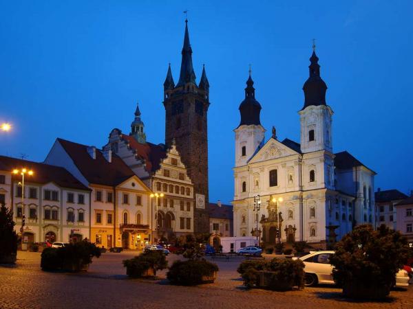 Regensburg - Hauptplatz bei Nacht