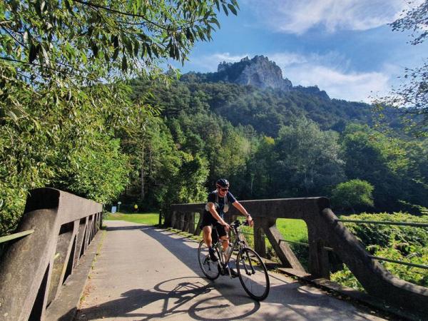 Radfahren im Voralpenland bei Mnichkirchen