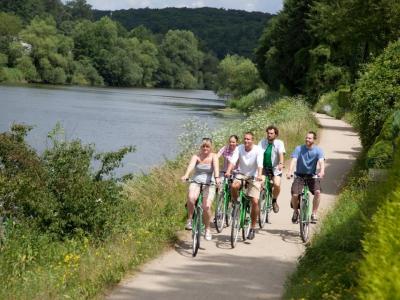 Radfahrer bei Vilmar