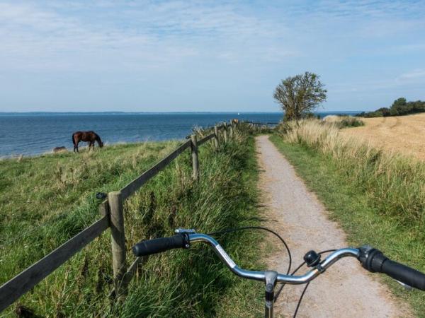 cycling on the Danish island Mon
