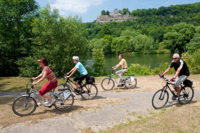 Radfahrer bei Karlstadt