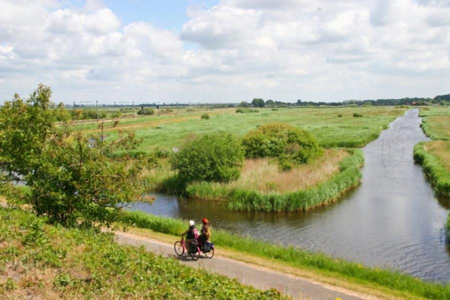 IJsselmeer mit Rad + Segler